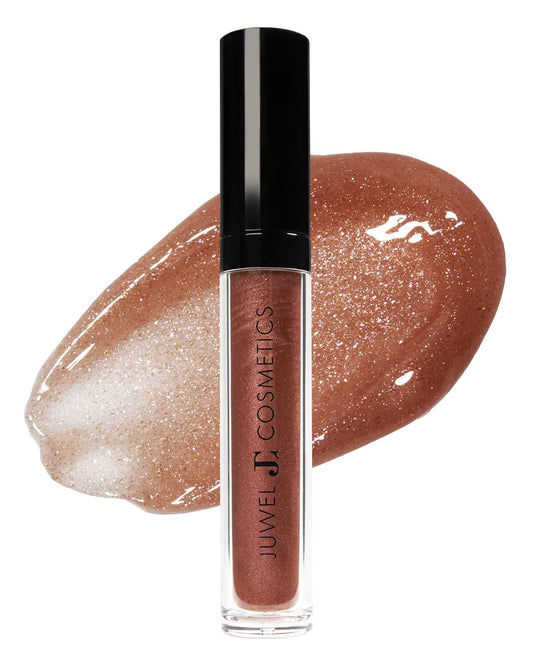 Juwel Cosmetics Ultra Lip Gloss, Gloss for Dry Lips, High Shine, Smooth Finish Moisturizing Lip Gloss with Beeswax, Castor Oil and Vitamin E, Vegan, Talc-free, Joyeux