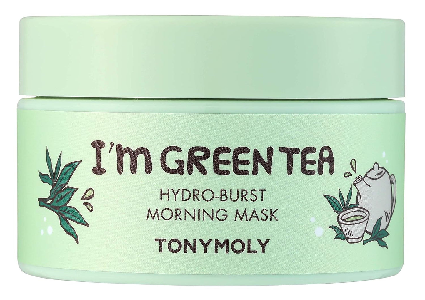 TONYMOLY I’m Green Tea Hydro Burst Morning Mask – Refreshing Gel Mask for Dull, Tired Skin – Hydrating, Calming, with Green Tea, Bamboo & Centella Asiatica Extracts – Paraben & Alcohol Free