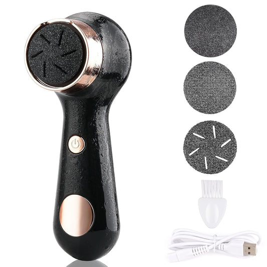Electric Foot Callus Removers for Feet - Rechargeable Waterproof Portable Electronic Foot File Pedicure Tools for Cracked Heels Dead Skin