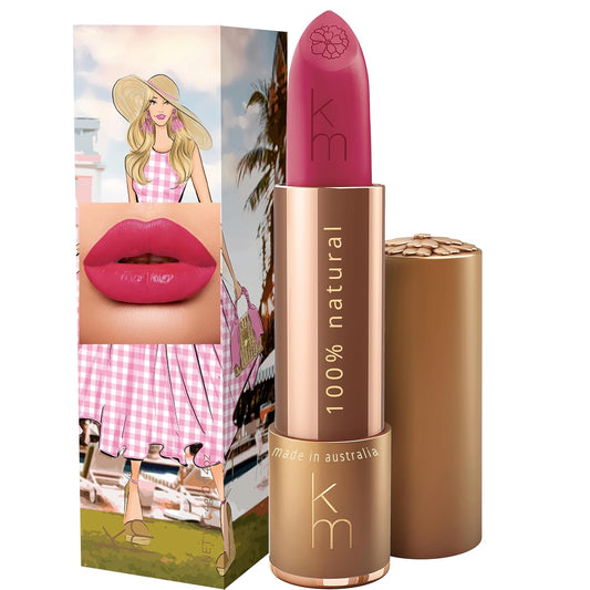 Karen Murrell - Natural Lip Stick 03 Pink Starlet - Pink Lipstick - Matte Finish, 100% Natural Ingredients, Moisturizes & Hydrates Lips - Paraben & Cruelty Free