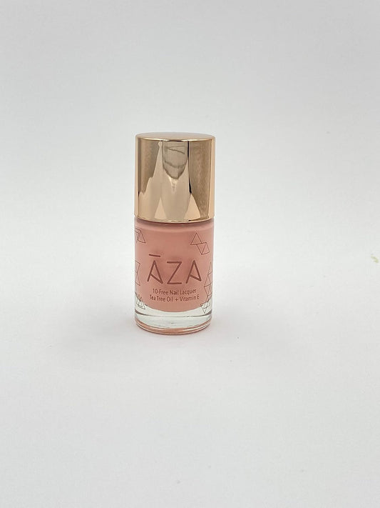 AZA Nail Polish - Vegan, 10-Free, Cruelty-Free, Non-Toxic, Pastel Peach (Goodbye Kiss)