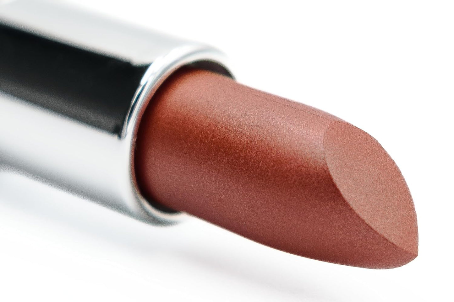 Cinnabar Deep Red Cinnamon Brown Pearl Creamy Shine Metallic Lipstick Color Moisturizing Paraben Free, No Animal Testing & Cruelty Free Lip Makeup Color