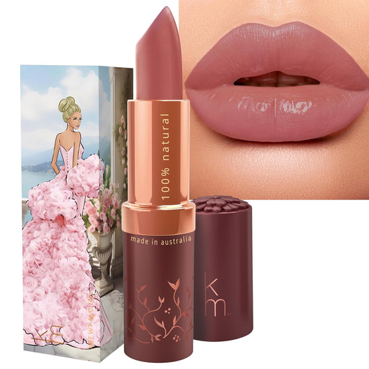 Karen Murrell - Natural Lip Stick - Lipstick 23 Blushing Rose - Deep Nude Lipstick - Matte Finish, 100% Natural Ingredients, Moisturizes & Hydrates Lips - Paraben & Cruelty Free