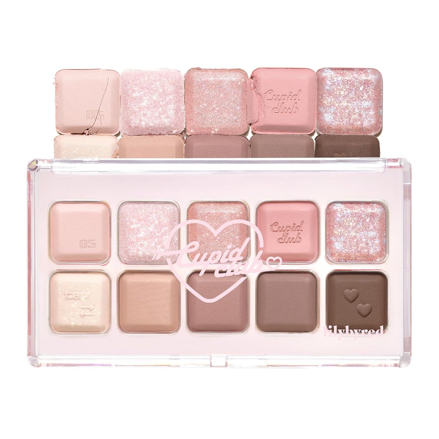 lilybyred Mood keyboard eyeshadow palette | Soft neutral ash color, Long-Wearing, glitter, Clear watercolor | Palette With Easy Color Matching For All | K-beauty (05#Warm membership)