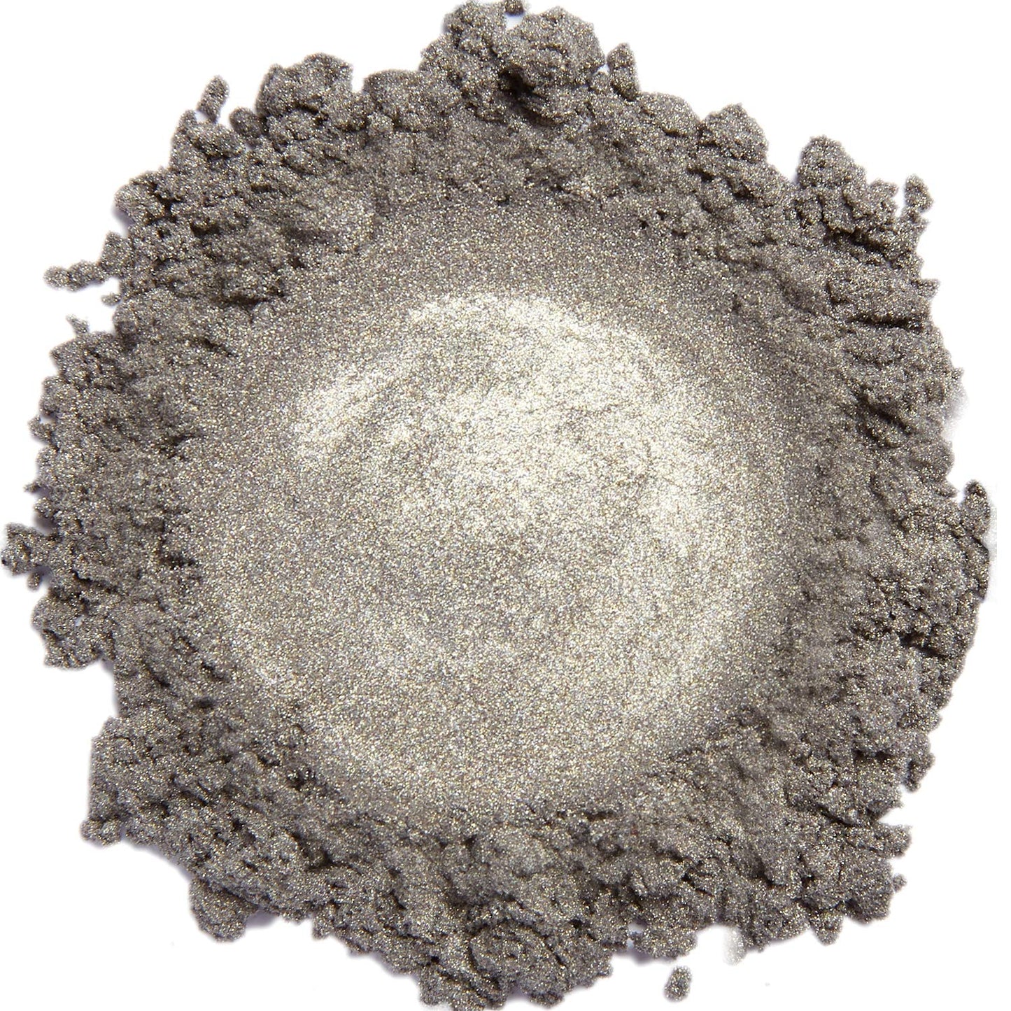 Demure Mineral Eye Shadow (Pewter) - Shimmer Loose Powder, Glitter Eyeshadow, Organic Natural Makeup, Professional Eye Makeup