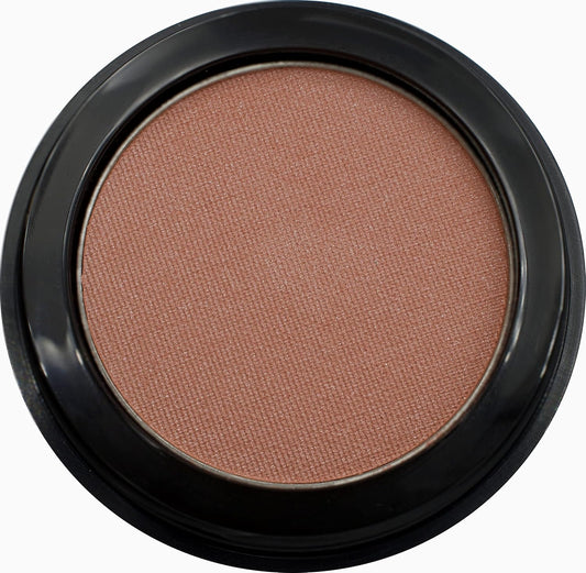Mango Glow Shimmering Dusty Muted Pink Blush Bronzer Pressed Cheek Color Powder, Talc & Paraben Free, 4 Grams, No Animal Testing & Cruelty Free