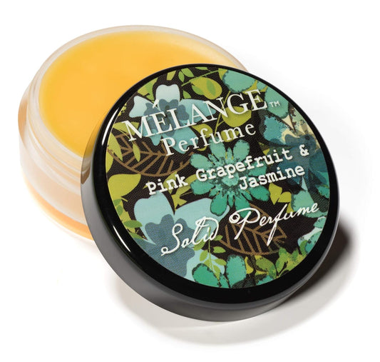 Melange Pink Grapefruit & Jasmine Solid Perfume Single .56 ounces (Pnk Grapefrt & jasmine)